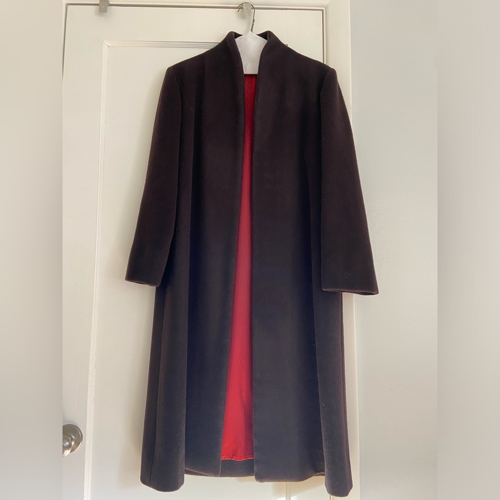 Long coat color brown size M - Picture 3 of 6